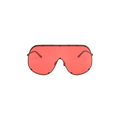 Rick Owens Shield Sunglasses — Red
