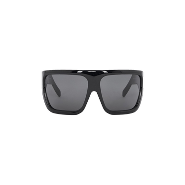 Rick Owens Shiny Davis Sunglasses — Black