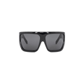 Rick Owens Shiny Davis Sunglasses — Black