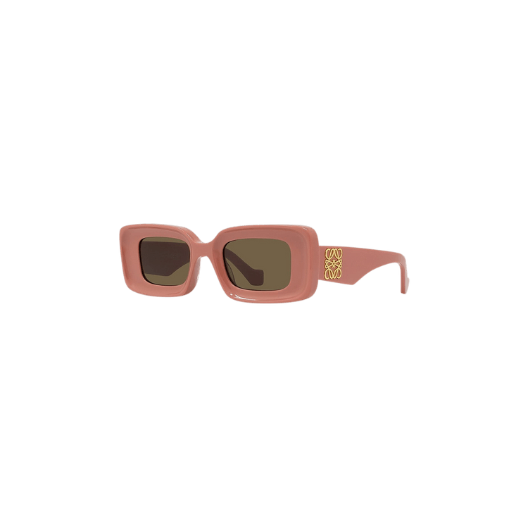 Loewe Chunky Anagram Sunglasses — Pink