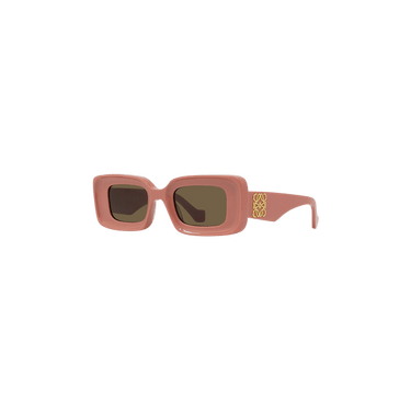 Loewe Chunky Anagram Sunglasses — Pink