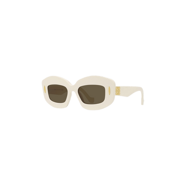 Loewe Chunky Anagram Sunglasses — White