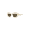 Loewe Chunky Anagram Sunglasses — White