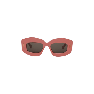 Loewe Chunky Anagram Sunglasses — Pink