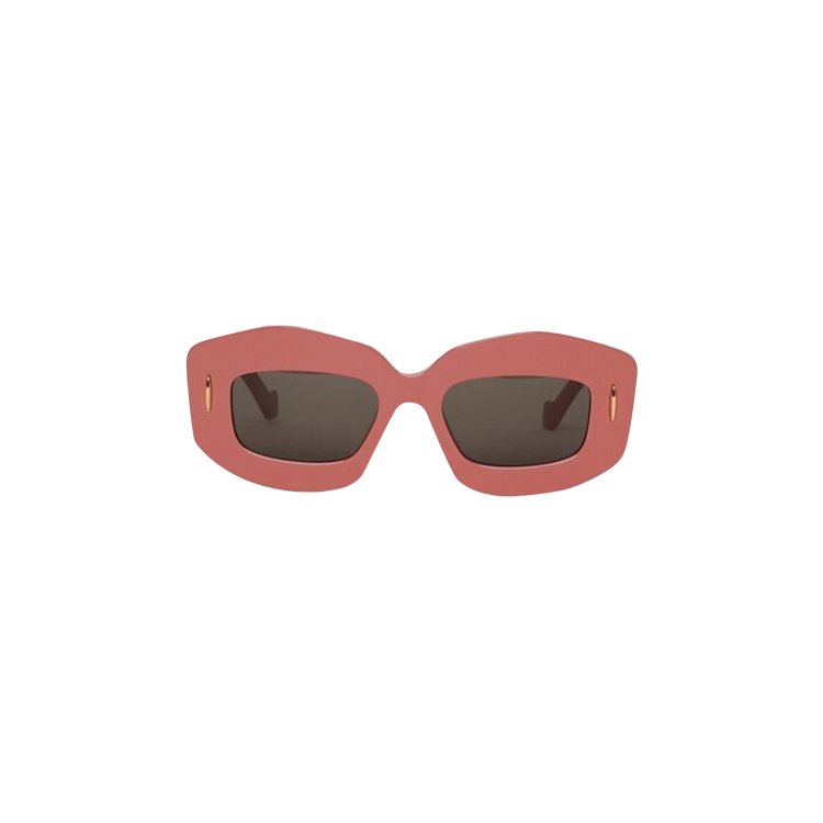 Loewe Chunky Anagram Sunglasses — Pink