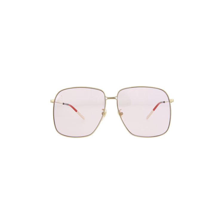Gucci Gradient Oversized Sunglasses — Gold