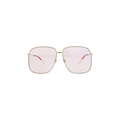 Gucci Gradient Oversized Sunglasses — Gold