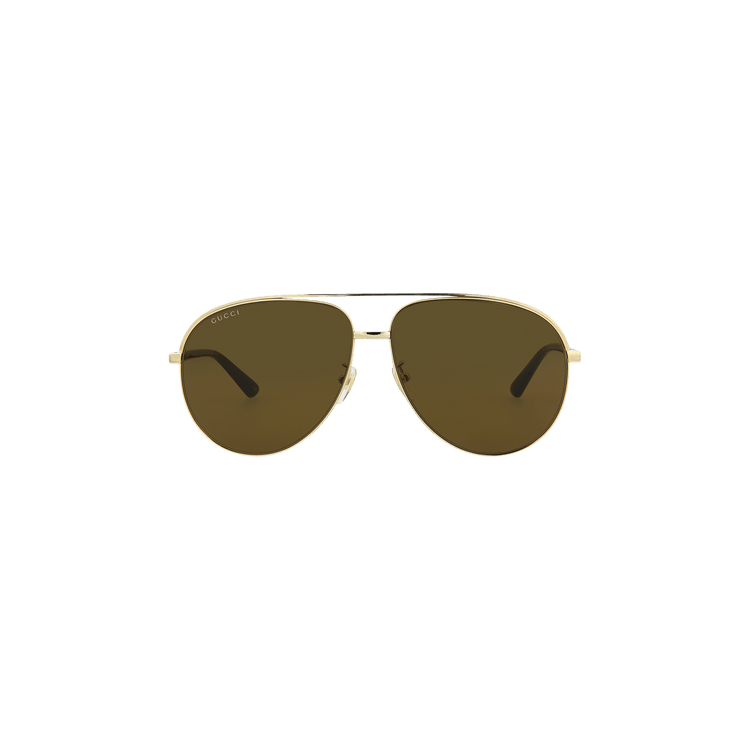 Gucci Aviator Sunglasses — Gold