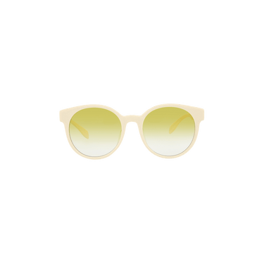 Alexander McQueen Round Sunglasses — White