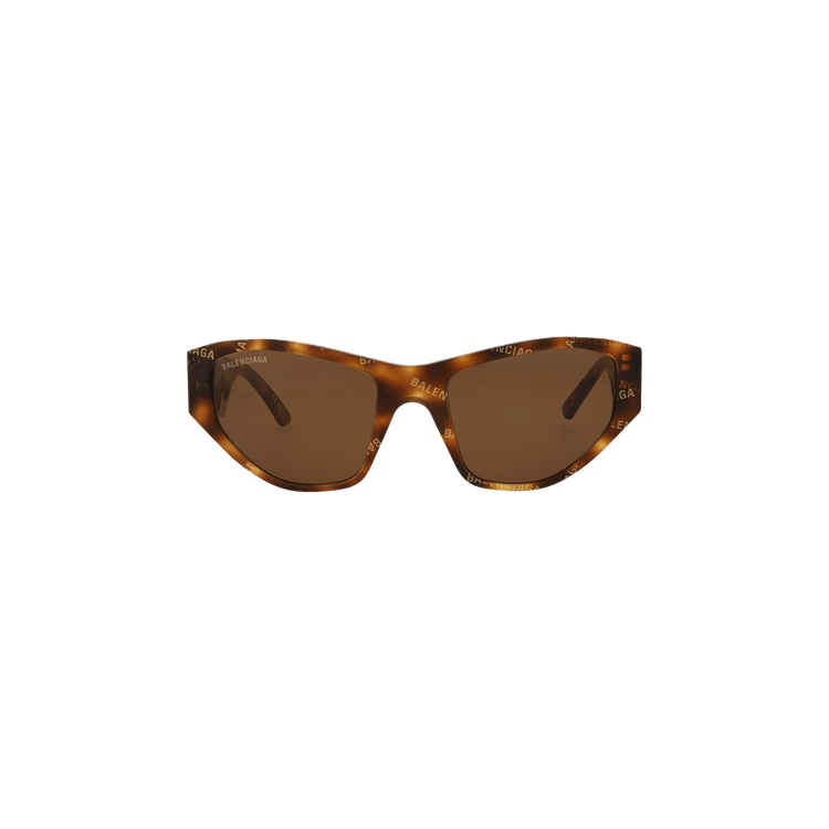 Balenciaga Cat Eye Sunglasses — Brown