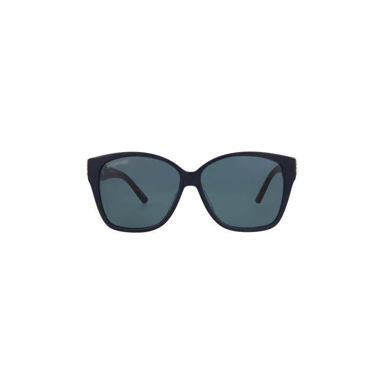 Balenciaga Geometric Sunglasses — Blue