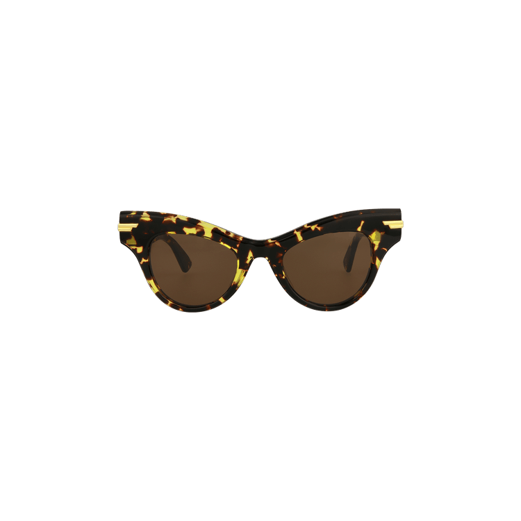 Bottega Veneta Cat Eye Sunglasses — Brown