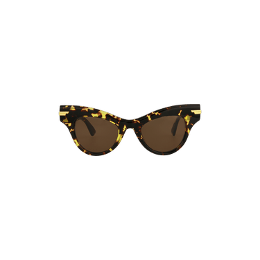 Bottega Veneta Cat Eye Sunglasses — Brown