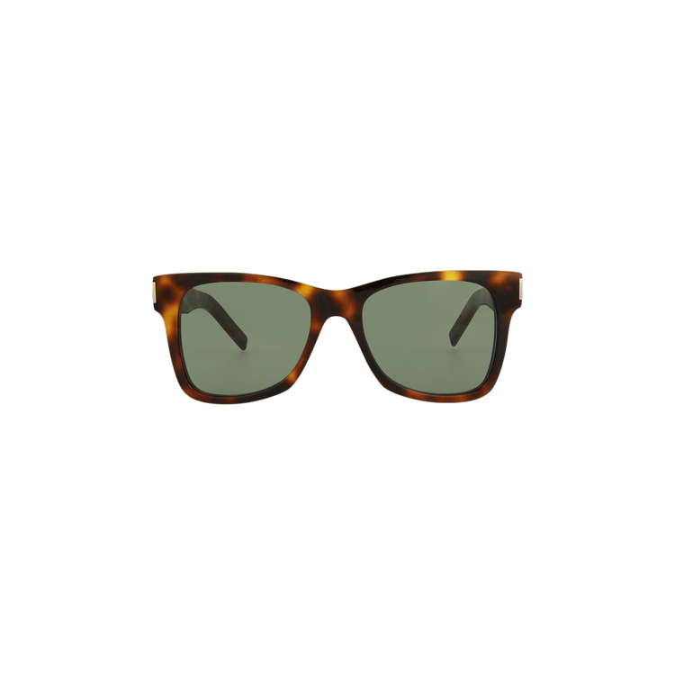 Saint Laurent Rectangular Sunglasses — Brown