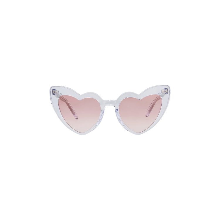 Saint Laurent Heart Sunglasses — Pink