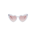 Saint Laurent Heart Sunglasses — Pink