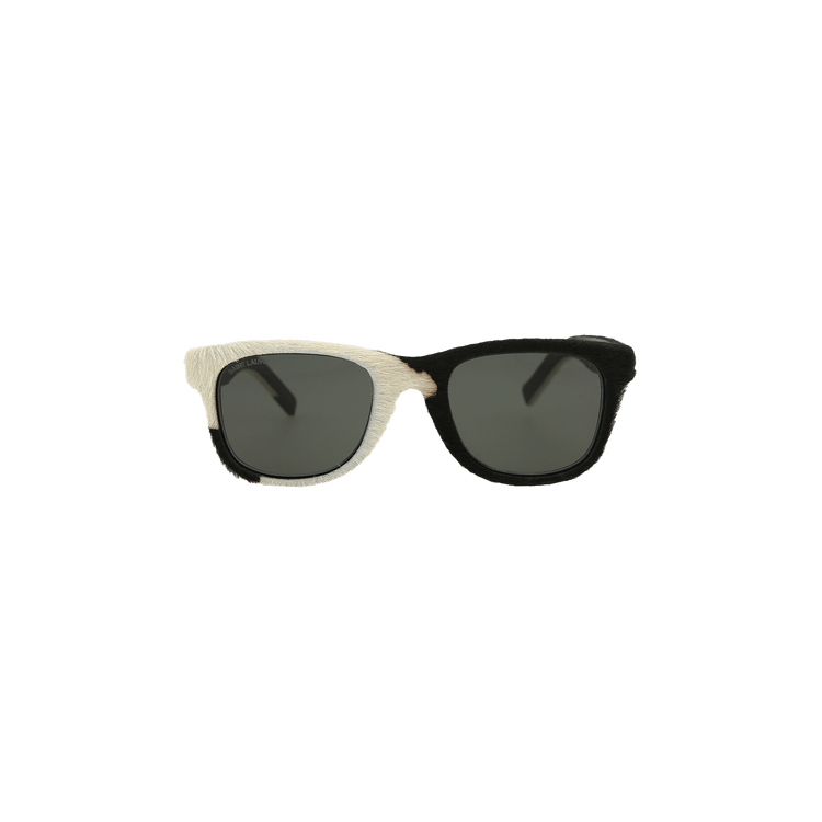 Saint Laurent Square Sunglasses — White
