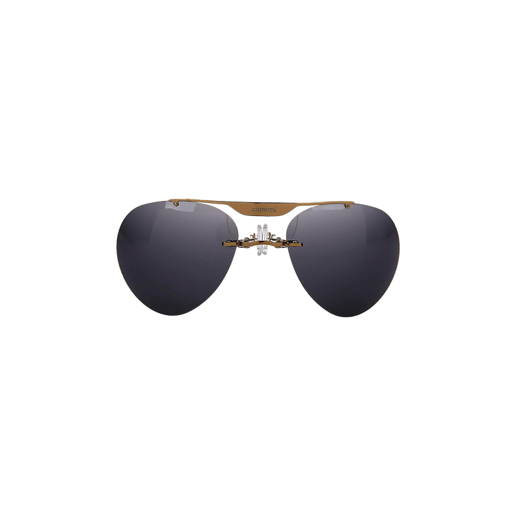 Coperni Clip On Aviator Sunglasses — Black