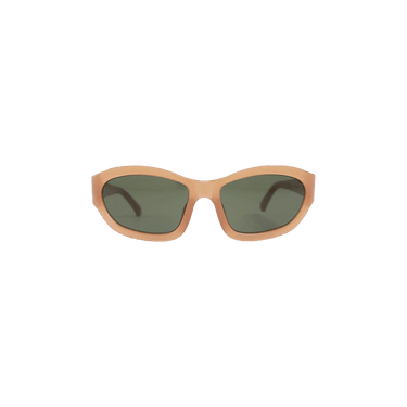 Dries Van Noten x Linda Farrow Rectangle Sunglasses — Brown