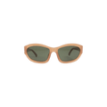 Dries Van Noten x Linda Farrow Rectangle Sunglasses — Brown