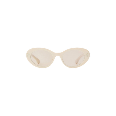 Sporty & Rich Frame N.05 Sunglasses — Cream