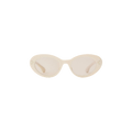 Sporty & Rich Frame N.05 Sunglasses — Cream