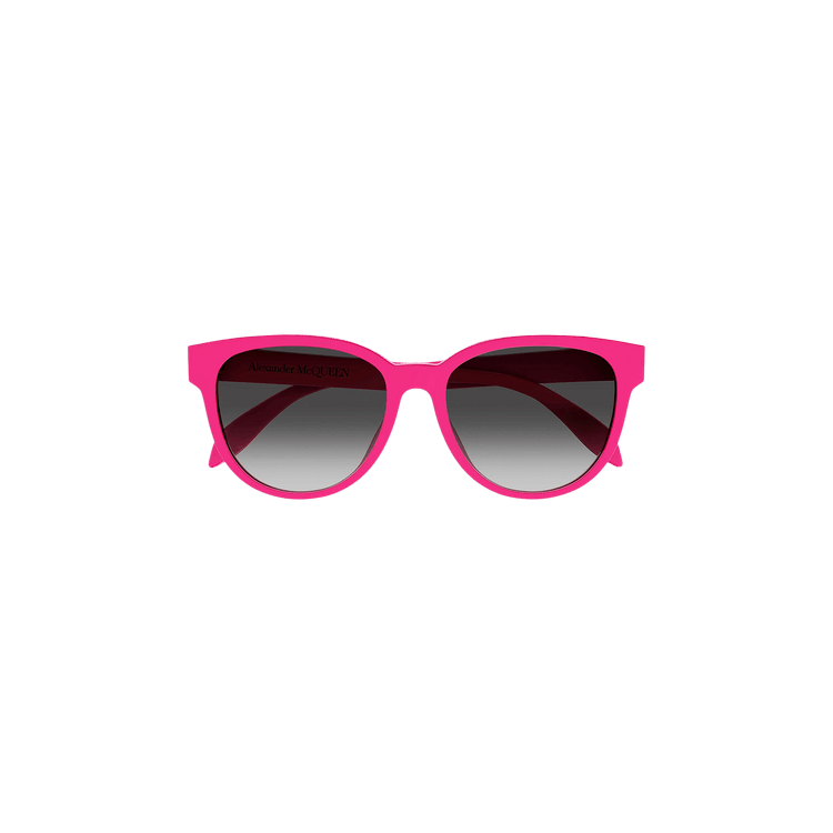 Alexander McQueen Round Frame Sunglasses — Pink