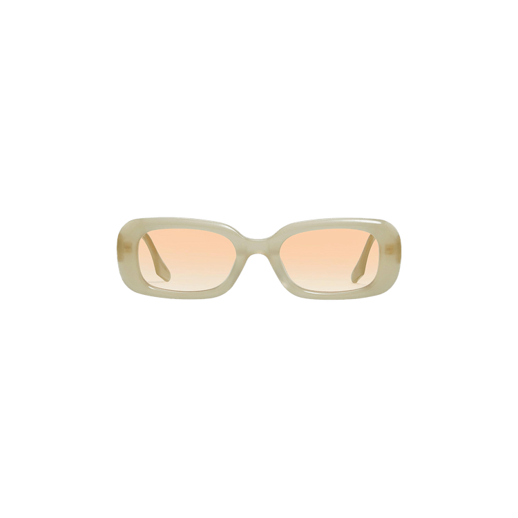Gentle Monster Square Frame Sunglasses — Cream