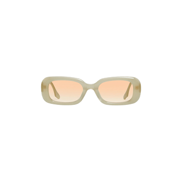 Gentle Monster Square Frame Sunglasses — Cream