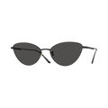 Khaite Metal Cateye Sunglasses — Black