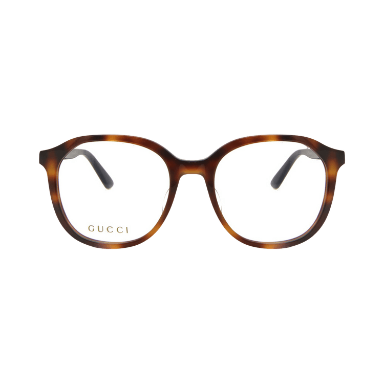 Gucci Round Frame Sunglasses — Brown