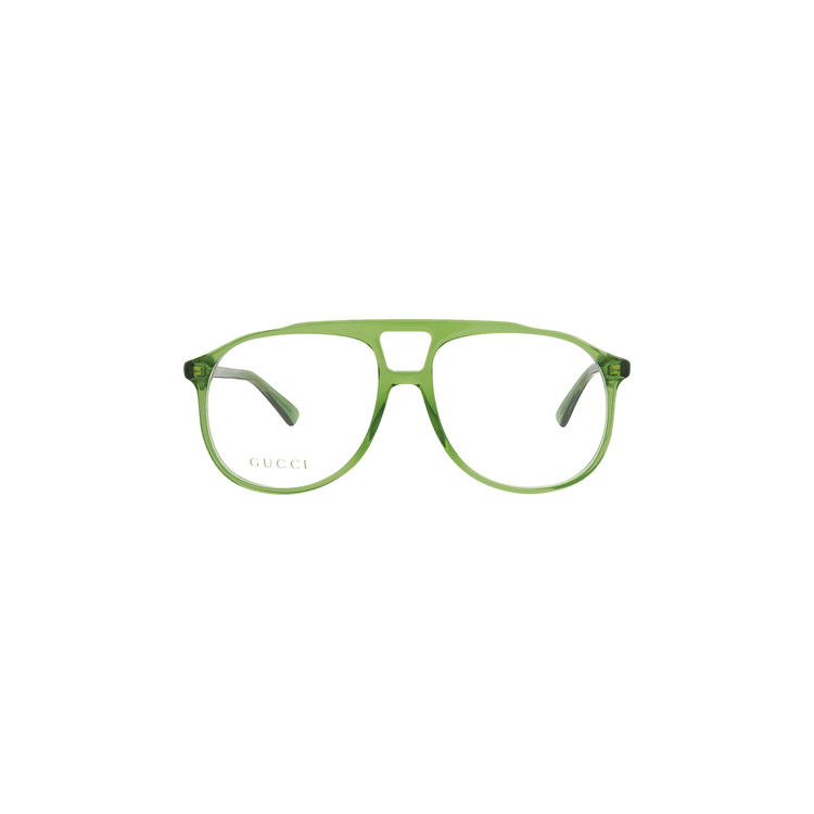 Gucci Round Frame Sunglasses — Green