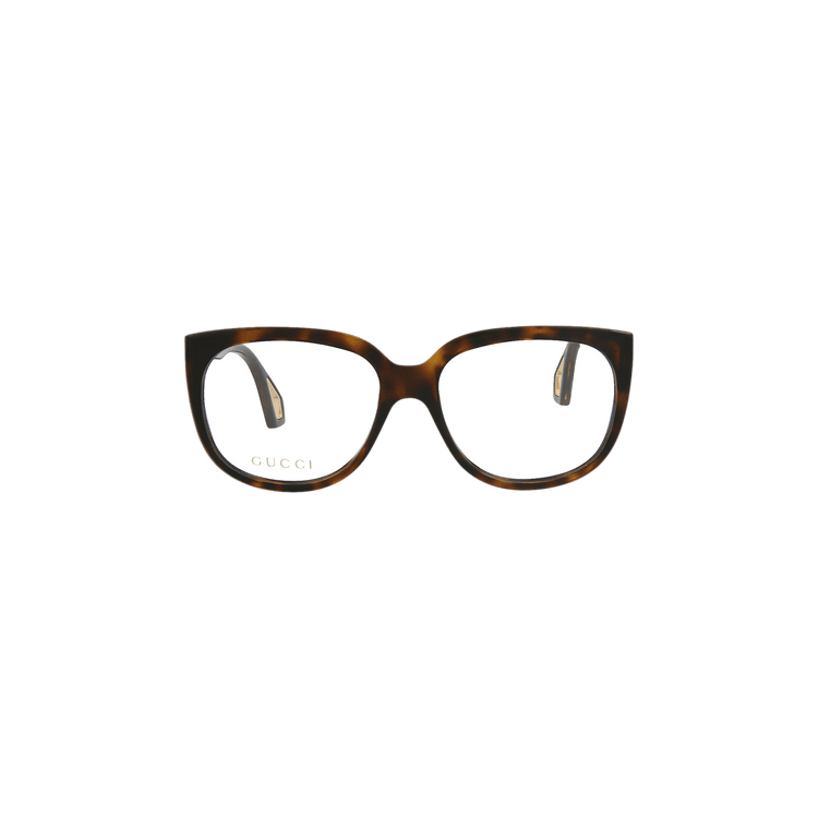 Gucci Square Frame Sunglasses — Brown