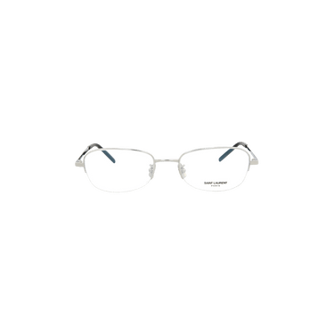 Saint Laurent Round Frame Sunglasses — Silver
