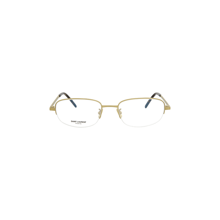 Saint Laurent Round Frame Sunglasses — Gold