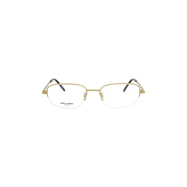 Saint Laurent Round Frame Sunglasses — Gold