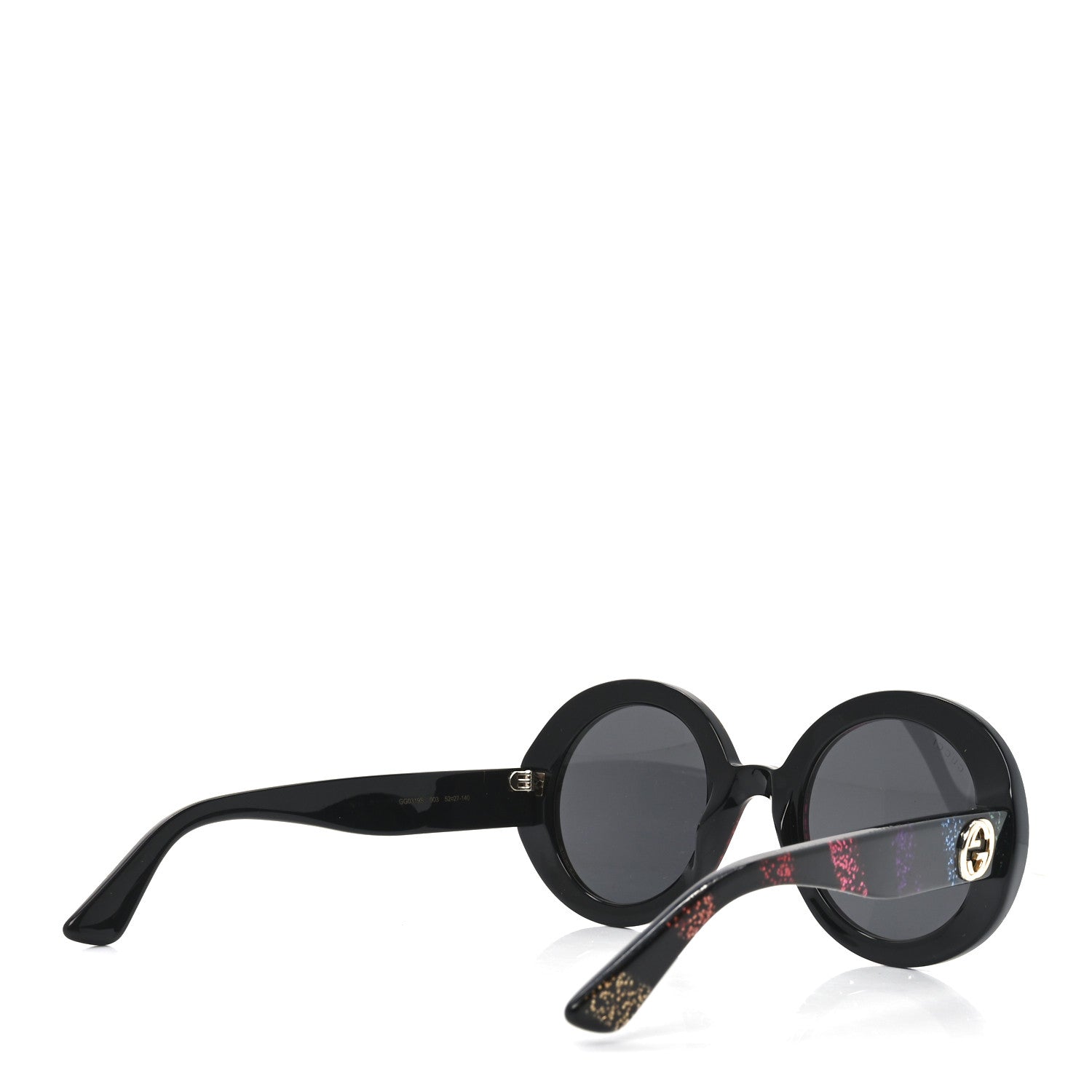 Gucci Round Sunglasses — Black GG0319S