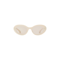 Sporty & Rich Frame N.05 Sunglasses — Cream