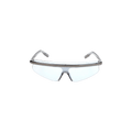 Kenzo Metallic Rim Visor Sunglasses — Blue