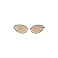 Kenzo Cat Eye Wire Sunglasses — White