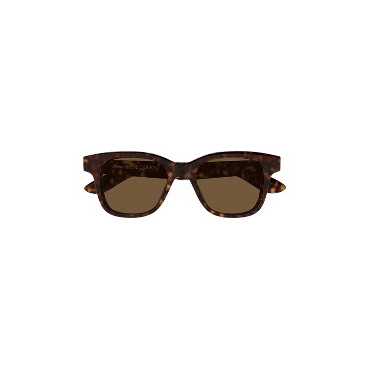 Alexander McQueen Round Sunglasses — Brown