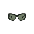Balenciaga Wrap Around Sunglasses — Green