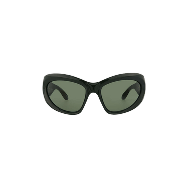 Balenciaga Wrap Around Sunglasses — Green