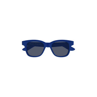 Alexander McQueen Round Sunglasses — Blue