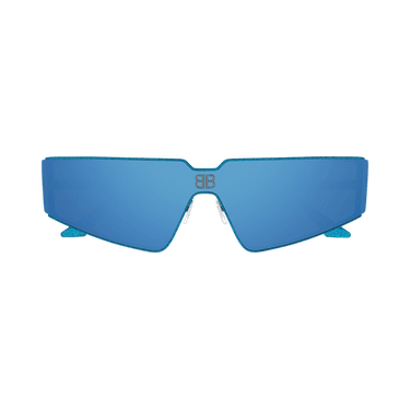 Balenciaga Geometric Sunglasses — Blue
