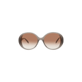 Alexander McQueen Round Sunglasses — Grey