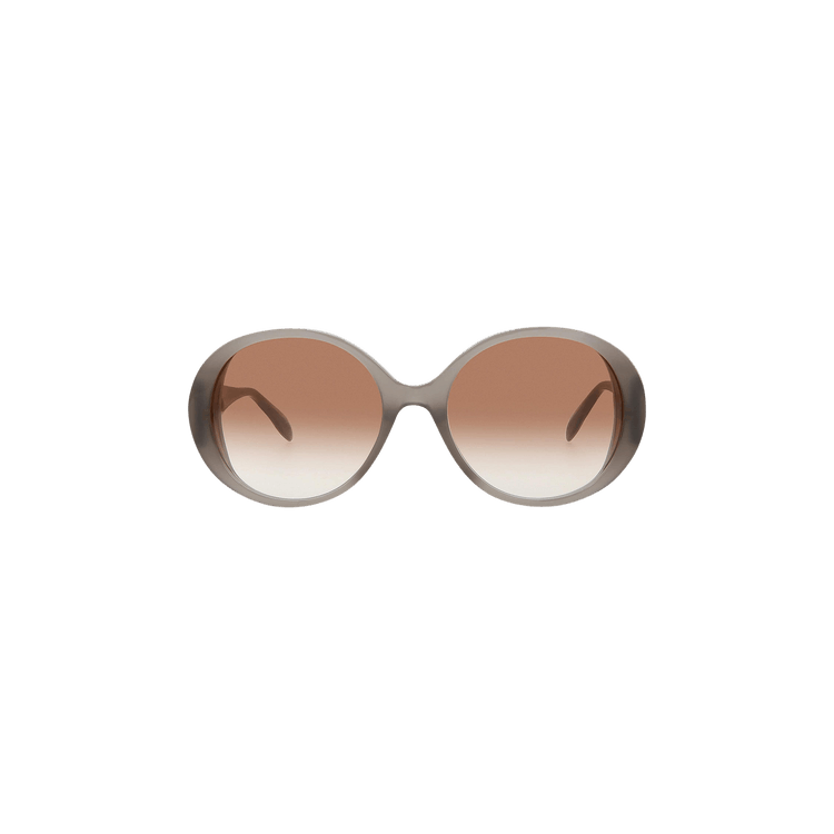 Alexander McQueen Round Sunglasses — Grey