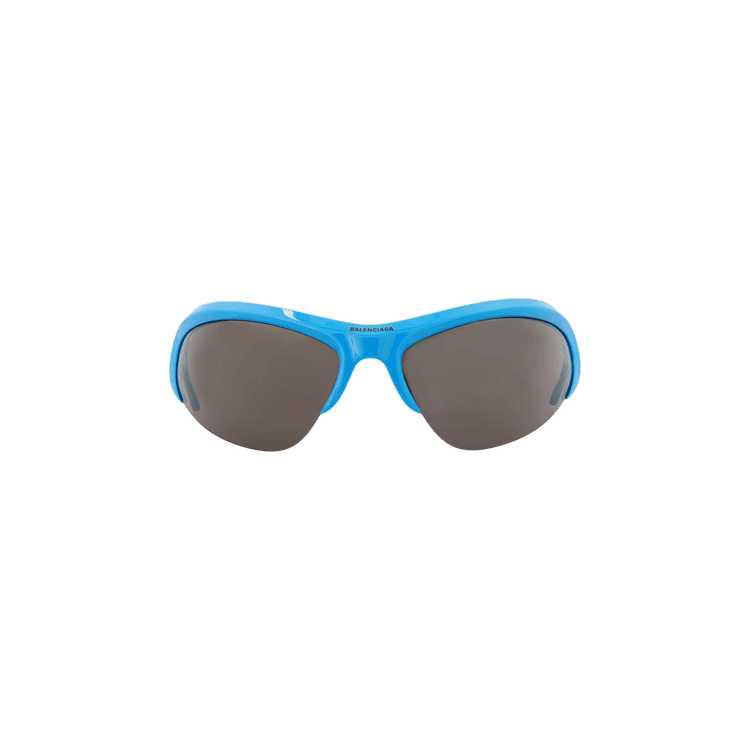 Balenciaga Wrap Around Sunglasses — Blue