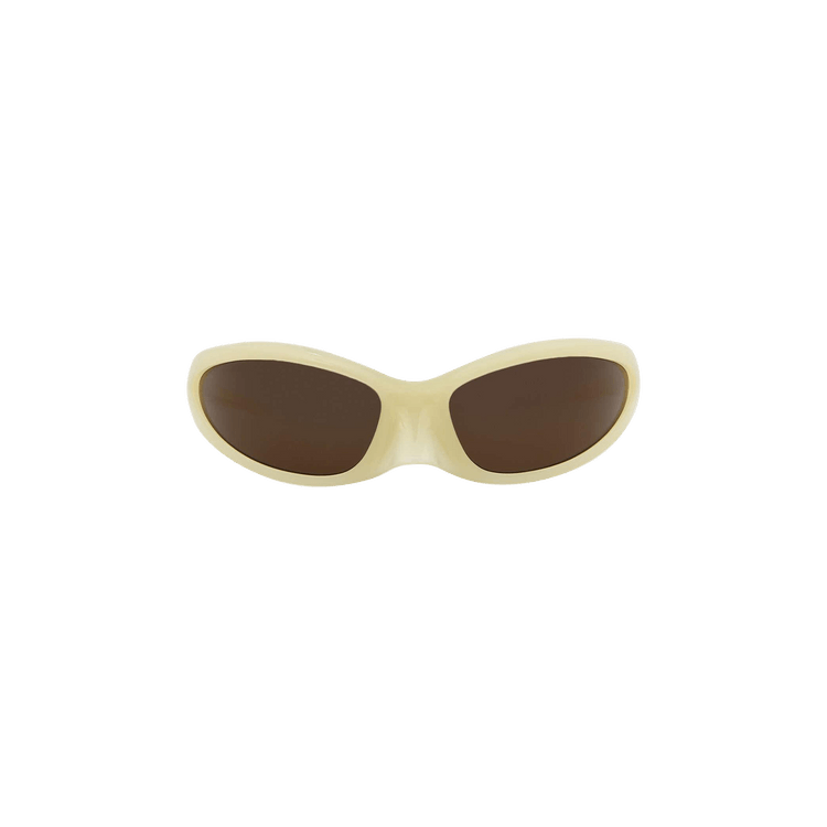 Balenciaga Wrap Around Sunglasses — Yellow