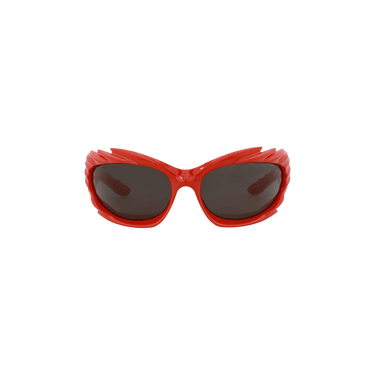 Balenciaga Wrap Around Sunglasses — Red